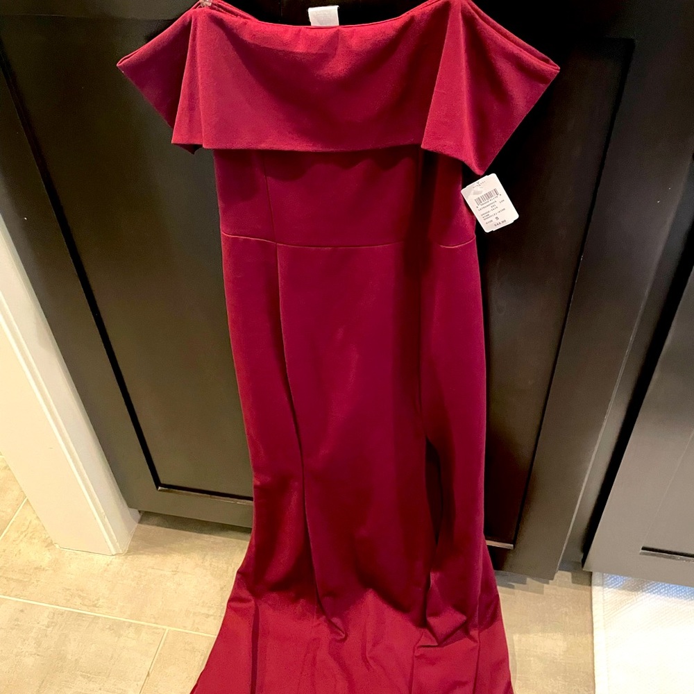 Windsor off should brand new formal - wine color